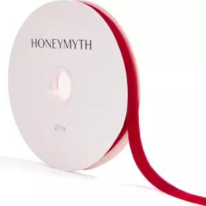 벨벳 리본 25야드 연속 롤 선물 포장용 소프트 패브릭 공예 크리스마스 트리 장식 웨딩 보우 홀리데이 파티