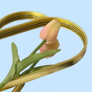 미러 트레이 L 사이즈 타원형 메탈 프레임 거울 접시 인테리어 소품 장식 트레이 화장대 용품