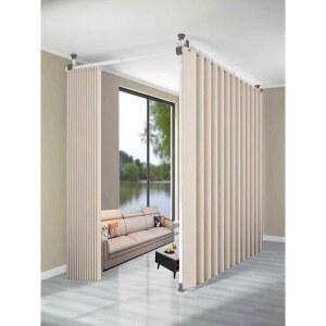 침실 가림막 커튼 스크린 맑은산 천가림막 벽난로 실사 도어웨이 북유럽 일식집 차양