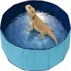 크리콘 접이식 애완동물 목욕 풀 대형 및 소형견을 위한 개 욕조 고양이 수염 용 캠핑용 휴대용 야외
