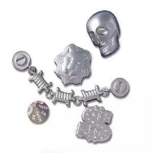 [크록스]지비츠 참 팩 실버 메탈 반짝반짝 5개 세트 10012943_CA