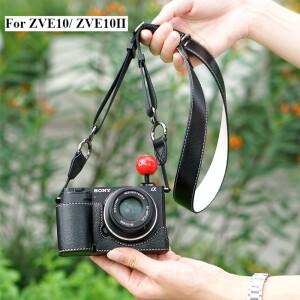 소니호환 ZVE10 II 보호 케이스 Anti-slip zve10m2 카메라 휴대용 가방  레트로 복고풍 엔틱 스크래치 방지