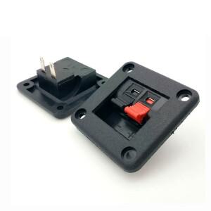 1/3/5피스 WP 외부 바나나 잭 2Pin 스피커 증폭기 와이어 클립 오디오 소켓 WP2-5 2 극 DIY LED 스프링 터