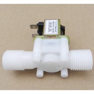 호환 1/2인치 플라스틱 솔레노이드 밸브 12V 24V 220V 마그네틱 세탁기 디스펜서 식수  압력 제어 스위치
