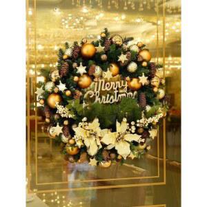 크리스마스리스 70cm 90cm 대형크리스마스리스 월데코 꾸미기 트리 B타입 PVC