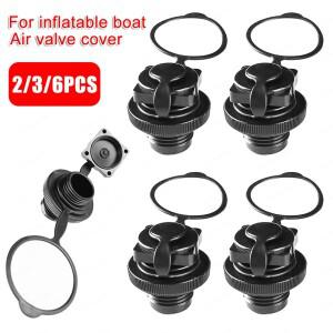 팽창식 보트 나선형 에어 플러그 보스턴 밸브  매트리스 에어베드 깍지 캡  카약 뗏목용  2 개