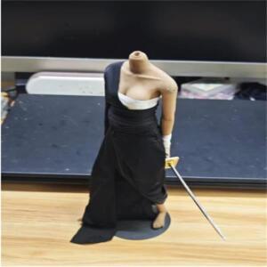 모형용 전시대 쇼케이스무기가 없는 단일 소매 긴 천 의류 손목 밴드 코스튬, 액션 피규어 바디 모델 1/6