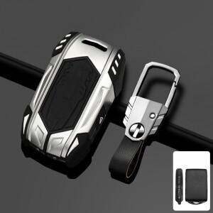 볼보 호환 S60 S90 XC40 V60 V90 T5 T6 T8 폴스타 1 2 액세서리용 아연 스틸 자동차 리모컨 키 케이스 커버