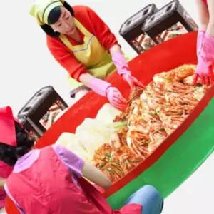 [서삼안전] 무봉제 고추 비닐 버무리기 건조 140 매트  방수 김장용매트 김치 (본품)