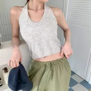 [신세계라이브쇼핑][옷자락] 여자 여름 봄 간절기 시원한 홀터넥 니트