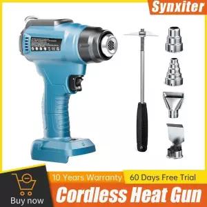 무선히팅건 열풍기 무선 온도 열수축 포장용 4개 노즐 보쉬 18V 배터리용