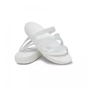 CROCS 여성 스플래쉬 글로시 스트래피 WT (23SWSD208537)