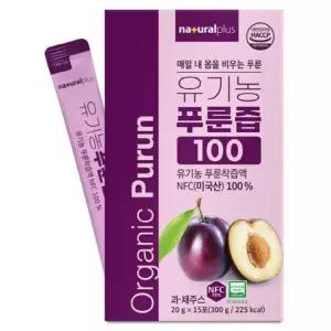 유기농 캘리포니아 푸룬착즙액 100 비타민미네랄 소르비톨 비타민K 칼륨 구리 15포