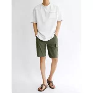 [하프클럽/해리슨]스판 냉감 카고 반바지 272 BNJC1108