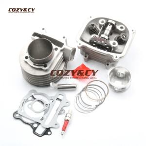 61MM 빅 보어 키트 180cc 엔진 리빌드 및 스쿠터 용 A14 캠 GY6 157QMJ 모터