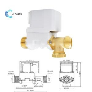 호환 1/2 3/4 일반적으로 닫힌 전기 솔레노이드 밸브 DC12V/24V AC220V 황동/플라스틱 태양열 온수기 관개