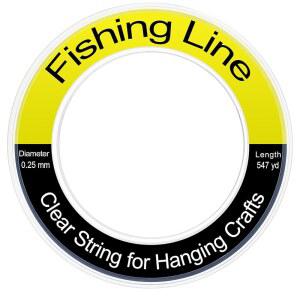 낚싯줄 와이어 1640피트, 모노필라멘트 낚싯줄, 공예품 걸이용 투명 나일론