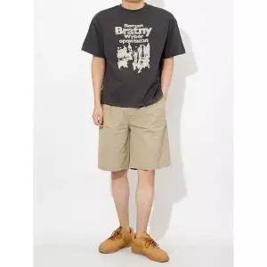 [하프클럽/해리슨]투핀턱 코튼 나일론 밴딩 쇼츠 BA-3009 SANC1029