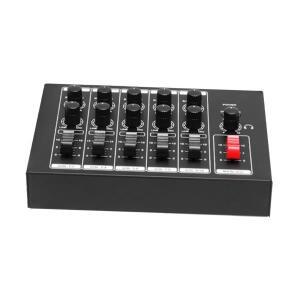 미니 오디오 믹서 스테레오  DC 9V 고음질 컴팩트