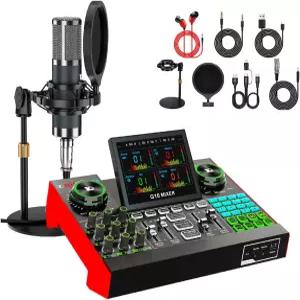 사운드 보드가 포함된 이데안트로 보이스 체인저 PC 전화용 팟캐스트 장비 번들 게임용 전문 오디오