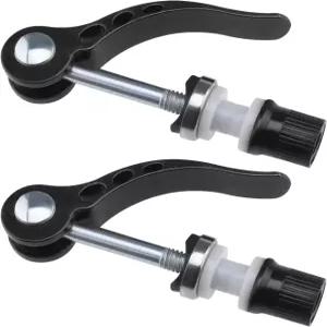 디어 만들기 2Pcs M6 65mm 자전거 퀵 릴리스 시트포스트 클램프 볼트 튜브 길이 연장 로드 바이크 산악