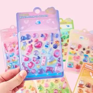 워터멜론 미니 봉봉 스티커-그라데이션 (3240X16EA) [C1-107602]