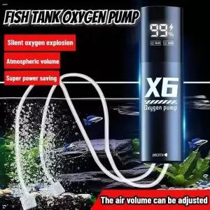 휴대용기포기 낚시 기포 발생기 수족관 물고기 탱크 산소 펌프 5W USB 충전식 음소거 2400Mah 야외 낚시수