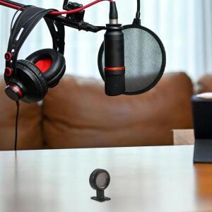 콘덴서 마이크용 호환 스튜디오 다이어프램 코어 교체품 노래 녹음 보컬용 호환 저소음 고감도 캡슐