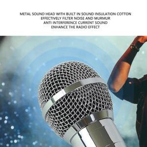 유선 마이크 무빙 코일 타입 휴대용 호환 노래 가정용 호환 KTV 회의용 호환 9.8피트