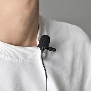 12개  금속 라펠 클립 미니 칼라 마이크용 음성 녹음 스트리밍 노래 회의용 호환 범용