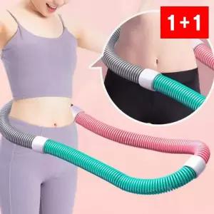 훌라후프 스프링 허리 복부 무소음 운동 접이식 분리 조립