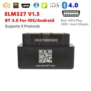 슈퍼 미니 OBD2 진단 인터페이스, ELM327 V1.5 블루투스 4.0, iOS, 안드로이드 ELM 327 코드 리더 도구, 멀