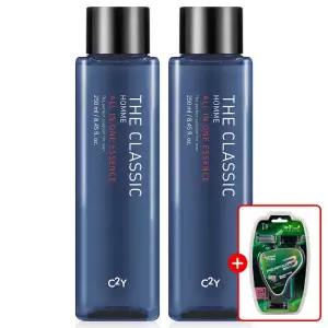 C2Y 더 클래식 남성 화장품 올인원 옴므 에센스 250ml 2개 남자화장품 +면도기 1팩 증정