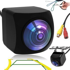 Bzuyrt 울트라 클리어 1080P AHD 백업 카메라 - 슈퍼 비전, IP69K 방수, 6레이어 글래스 , 12V 자동차, 트럭, SUV, RV를 위한 범용 주차 카메라 170 광각 후방 뷰 카메라