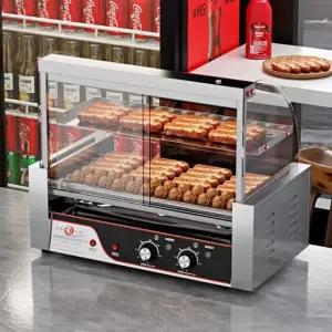 핫도그 소시지굽는기계 자동 휴게소 파티 핫바 소형 소세지 조리기 상업용 그릴