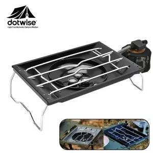 강염스토브 캠핑 버너 8000W IGT 접이식 화로 그릴 싱킹 데스크탑 스토브 가스 야외 고출력 스틸 캠프 요리