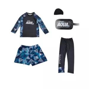 크리스탈아쿠아 5종 130 kc인증 남아래쉬가드  남아수영복  래쉬가드세트  생존수영복 [BQS78773]