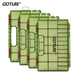 낚시소품케이스 장비 가방 Goture 36003700 방수 낚시 태클 박스 루어 후크 보관 케이스 양면 미끼 컨테이