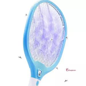 전기모기채 파리채 캠핑 전기채 원버튼 충전식 전자 휴대용 가정용 야외wxy366