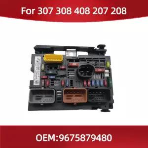 호환  9675879480 푸조 307 308 408 및 시트로엥 207 208에 적합한 중고 엔진 후드 퓨즈 유닛 BSM