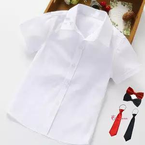 반팔 아동 넥타이 남방 남아 흰셔츠lmn160