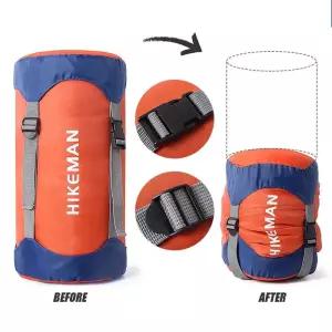 침낭 야외 캠핑 압축 보관 가방 방수 휴대용 초경량