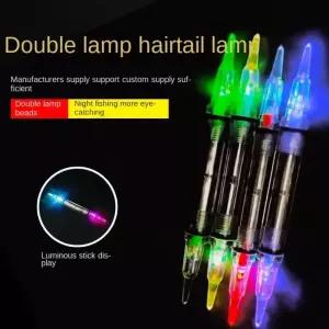 집어등 볼락 갈치 후크베이스 스푼 딥 수중 낚시 플래시 램프 다이아몬드 오징어 후크 휴대용 LED 미끼 빛