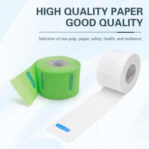 이발소 일회용 호환  미용 호환 고리 헤어 컬러 트리트먼트 용 호환  목 종이 500pcs 롤