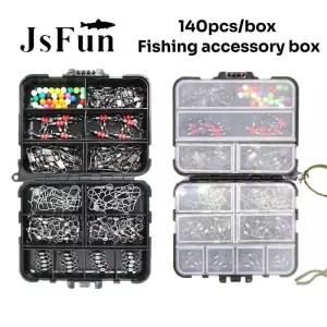 핀도래 Luya 낚시 기어 세트 크로스 보더 스위블 커넥터 바다 락 박스 140개