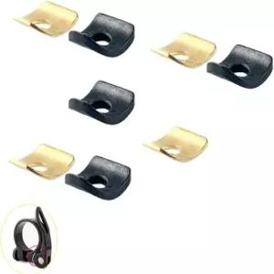 YehVeh 8팩 자전거 시트 클램프 개스킷 교체용 플라스틱 및 구리 곡선 와셔 포스트 볼트 퀵 릴리스 튜브