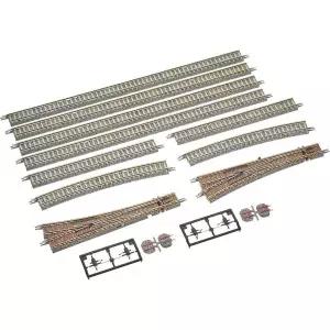 토믹스 N 게이지 레일 세트 리드 와이어 세트 레일 패턴 B 91025