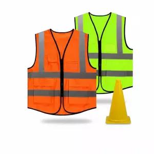 포켓조끼 건설조끼 다용도 포켓 형광 반사 야간활동시입는 산업안전 반사복