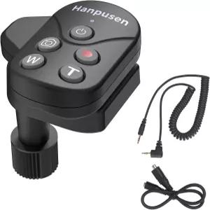 캠코더 랜스 줌 리모컨 캐논 G50 G60 G70 XLS XL2 XHA용 25mm 잭 케이블 유선 플러그 앤 플레이는 버튼