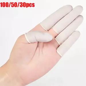 호환  멸균 일회용 파우더 프리 산업용 전자 라텍스 손가락 보호 장갑 시계 수리 도구 시계 제작자 키트용